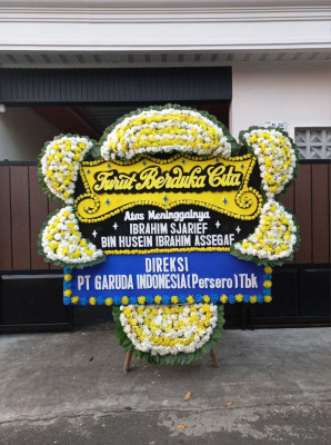 Papan Bunga Duka di Kota Bambu Utara