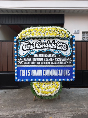 Papan Bunga Duka di Kota Bambu Utara